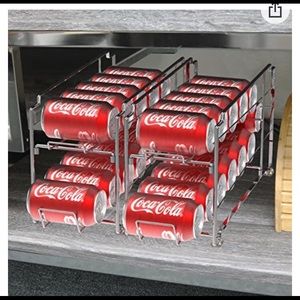 2 Chrome soda can organizers